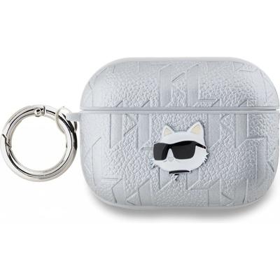 Karl Lagerfeld PU Embossed Choupette Head Puzdro na AirPods Pro 2 KLAP2PGCHPS