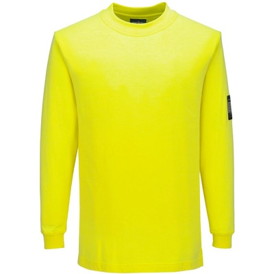 Portwest fr806 modaflame knit / Антистатична риза с дълъг ръкав - жълта xxl (fr806yerxxl)