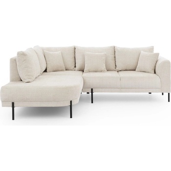 ROPEZ Бежов шенилов ъглов диван (ляв ъгъл/L форма) Mauris - Ropez (Mauris Naroznik L - Lewa OT tk. Cremona 02 ( Davis ))