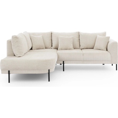 ROPEZ Бежов шенилов ъглов диван (ляв ъгъл/L форма) Mauris - Ropez (Mauris Naroznik L - Lewa OT tk. Cremona 02 ( Davis ))