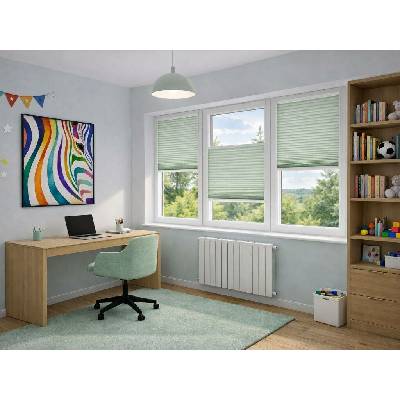 Zebra-Shop Plissé Lux Zatemňující Duo Sv. zelená PM07 35 x 80-110 cm
