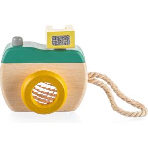 Zopa Дървена играчка Zopa - Детска камера, Green (954344)