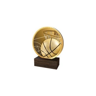 Poháry Bauer Dřevěná plaketa TFRW510 Basketball