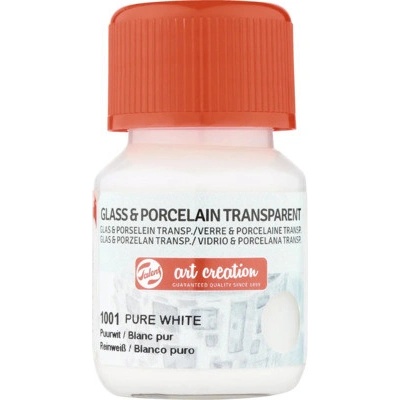 Barva na sklo a porcelán 30 ml bílá