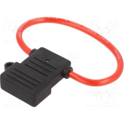 OPTIFUSE LPX-23B-08R-LOOP Zásuvka; 29,7mm; 80A; Výv: vodiče; 80V; Barva vodiče: červená