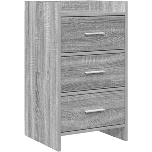 vidaXL Нощни маси Сив Сонома 40 x 36 x 70 см Инженерна дървесина (8011032)
