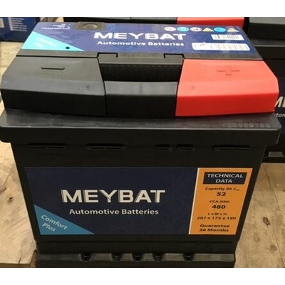 Meybat Comfort 12V 52Ah 480A 14106