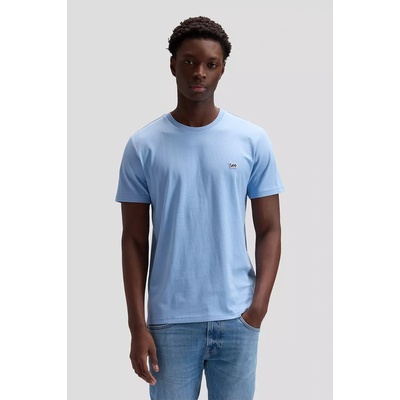 Lee Regular Patch Logo Short Sleeve Tee 112376472 modré