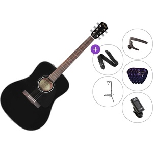 Fender CD-60 BK V3 Deluxe Standard SET Black Акустична китара