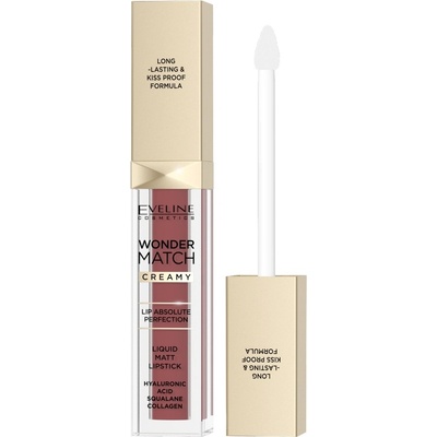 Eveline Cosmetics Matná tekutá rtěnka Wonder Match 07 Toffee 6,8 ml