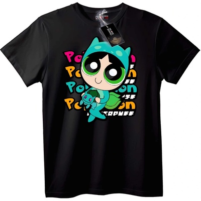 NOONEBRAND Тениска Powerpuff Pokémon - XS, White