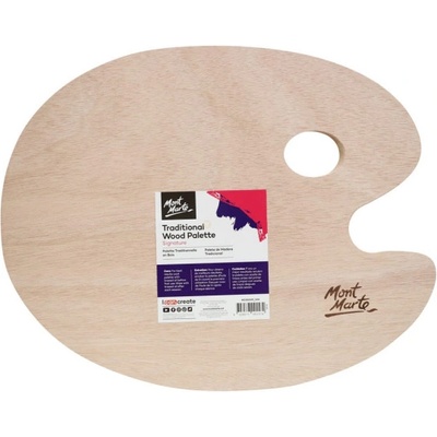 Mont Marte Dřevěná paleta Mont Marte - 30 x 38 cm - 1 ks - MCG-0009 – Zbozi.Blesk.cz