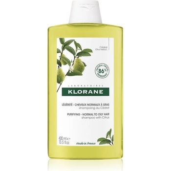 Klorane Cédrat почистващ шампоан за нормална към омазняваща се коса 400ml