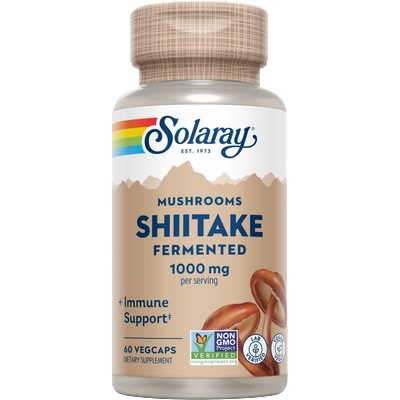 SOLARAY Ферментирало шийтаке - 60 вег. капсули
