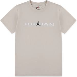 Air Jordan Детска тениска Air Jordan Air Longline Graphic T Shirt Junior Boys - Light Orewood