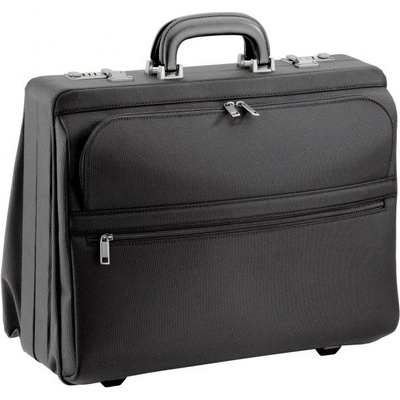 D&N pracovní kufr přihrádkový textilní 2649-01 černý