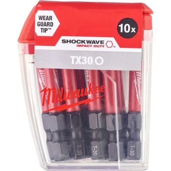 Milwaukee Skrutkovacie bity ShW CD TX30 50 mm 10 ks