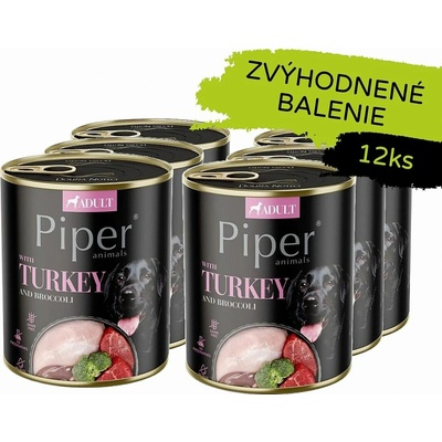 Dolina Noteci Piper Adult s morkou a brokolicou 12 x 800 g