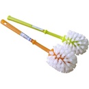 Toro WC štětka bílo zelená 7,5 x 32 cm