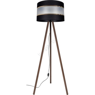 BELIS Подова лампа CORAL 1xE27/60W/230V кафява/черна/златиста (BE0827)