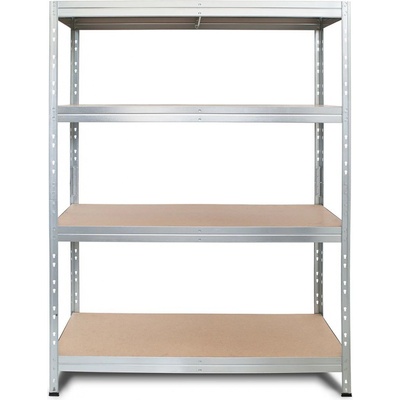 AR Shelving Regál se 4 policemi Rivet, 180 x 120 x 45 cm