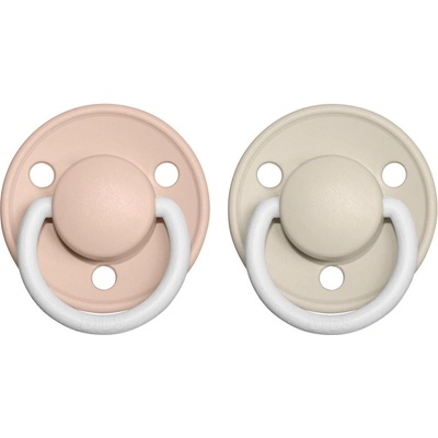 Bibs De Lux silikón 2ks Blush nočný Vanilla nočný