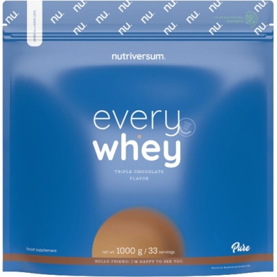 Nutriversum Every Whey | 100% Whey Protein Concentrate [1000 грама] Троен Шоколад