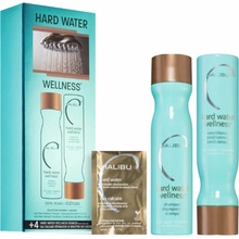 Malibu Hard Water Wellness Collection šampón 266 ml + kondicionér 266 ml + wellness sáčky 4 ks darčeková sada