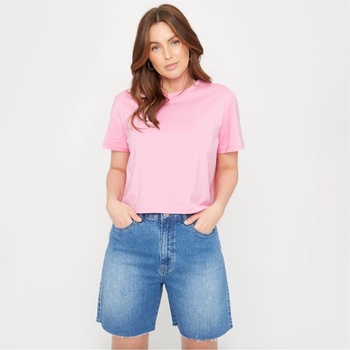 Be You Тениска Be You Boxy Regular Fit T-Shirt - Pink