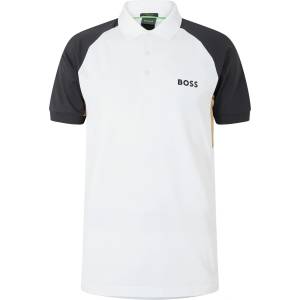 Boss Блуза с яка Boss Men's Paddy Toc Pique Short Sleeve Polo Shirt - White