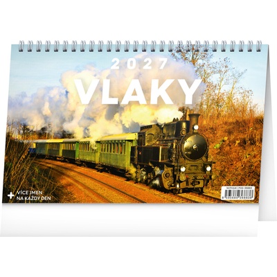 NOTIQUE stolní Vlaky 23,1 × 14,5 cm 2027