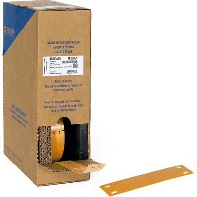 Brady BM-15x75-7643-OR / 312173, Bulk Linerless B-7643 káblové štítky, 15 mm x 75 mm