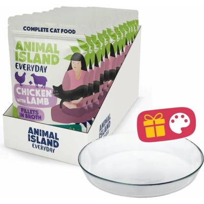 Animal Island Everyday Chicken with lamb in broth Box 12 x 85 g