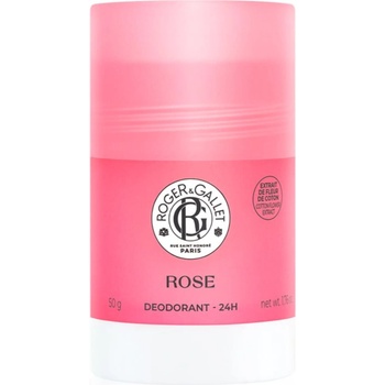 Roger & Gallet Rose дезодорант-стик без съдържание на алуминиеви соли с 24 часова защита за жени 50 гр