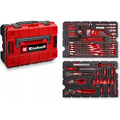 EINHELL E-Case, 80 ks sada ručného náradia a príslušenstva, 49370570