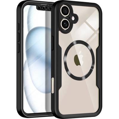 Techsuit Калъф за iPhone 17 - ColorVerse 360 MagSafe Series + Скрийн протектор - черен