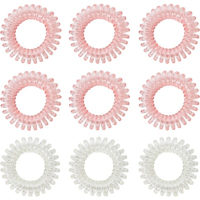 Set spirálových gumiček do vlasů pinkBeastPink