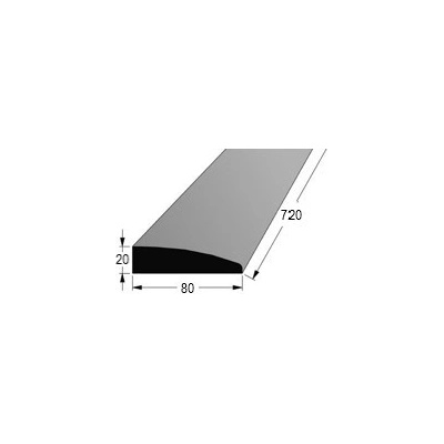 Dveřní práh designový - D BK 700x80 – Hledejceny.cz