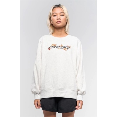 Santa Cruz Poppy Strip Crew Athletic Heather