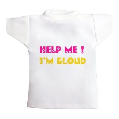 Tričko na láhev Help me! I`m Blond