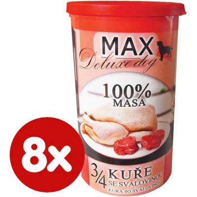 Sokol Falco Max Deluxe Dog Adult 3/4 kurčaťa sa svalovinou 8 x 1200 g