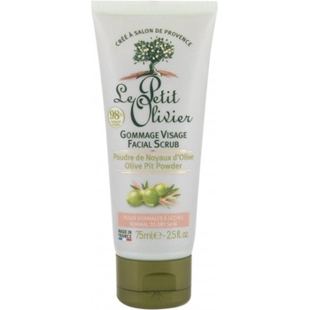 Le Petit Olivier pleťový peeling s olivovým olejom 75 ml