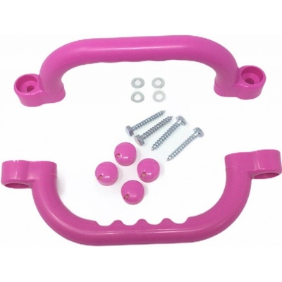 JustFun plastové madlo 2ks růžové – Zboží Dáma