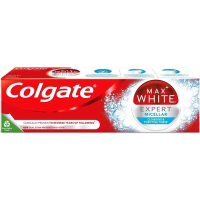 Colgate Max White Expert Micellar bieliaca zubná pasta 75 ml