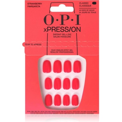 OPI xPRESS/ON umelé nechty Strawberry Margarita 30 ks