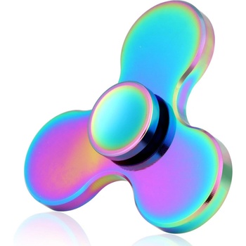 Kovový Fidget Spinner de luxe Rainbow + box