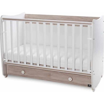 Трансформиращо се легло Lorelli - Dream, 70 х 140 cm, бяло/светъл дъб (10150440045A)