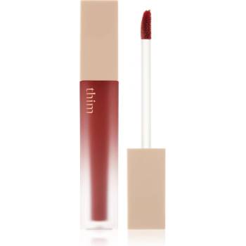 thim Sheer Matte Liquid Lip леко течно матиращо червило цвят 04 Petal Red 4 гр