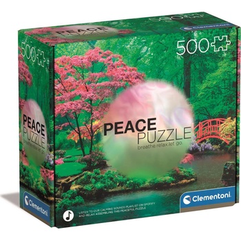 Clementoni - Puzzle Peace Puzzle: Rainddrops Lullaby - 500 piese