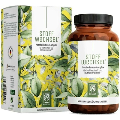 Naturtreu Metabolizmus Komplex zeleného čaje L-karnitinu a cholinu 120 kapslí
